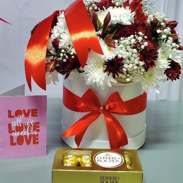 Crimson Love Flower Box